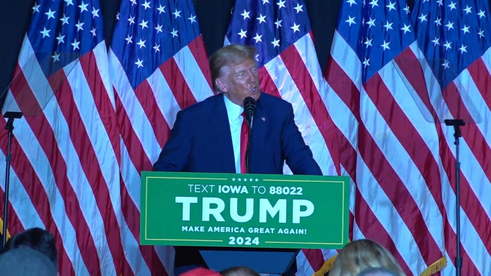 VIDEO: Trump in Iowa