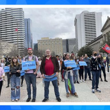 GMA VIDEO OFFER: Trans rights advocates protest Tennessee bill