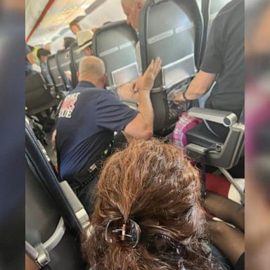 VIDEO: 4 hospitalized during severe turbulence on flight