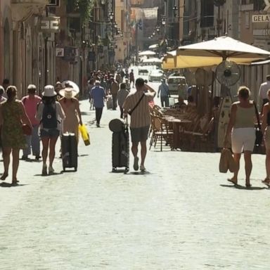 VIDEO: Dangerous heat wave hits Southern Europe