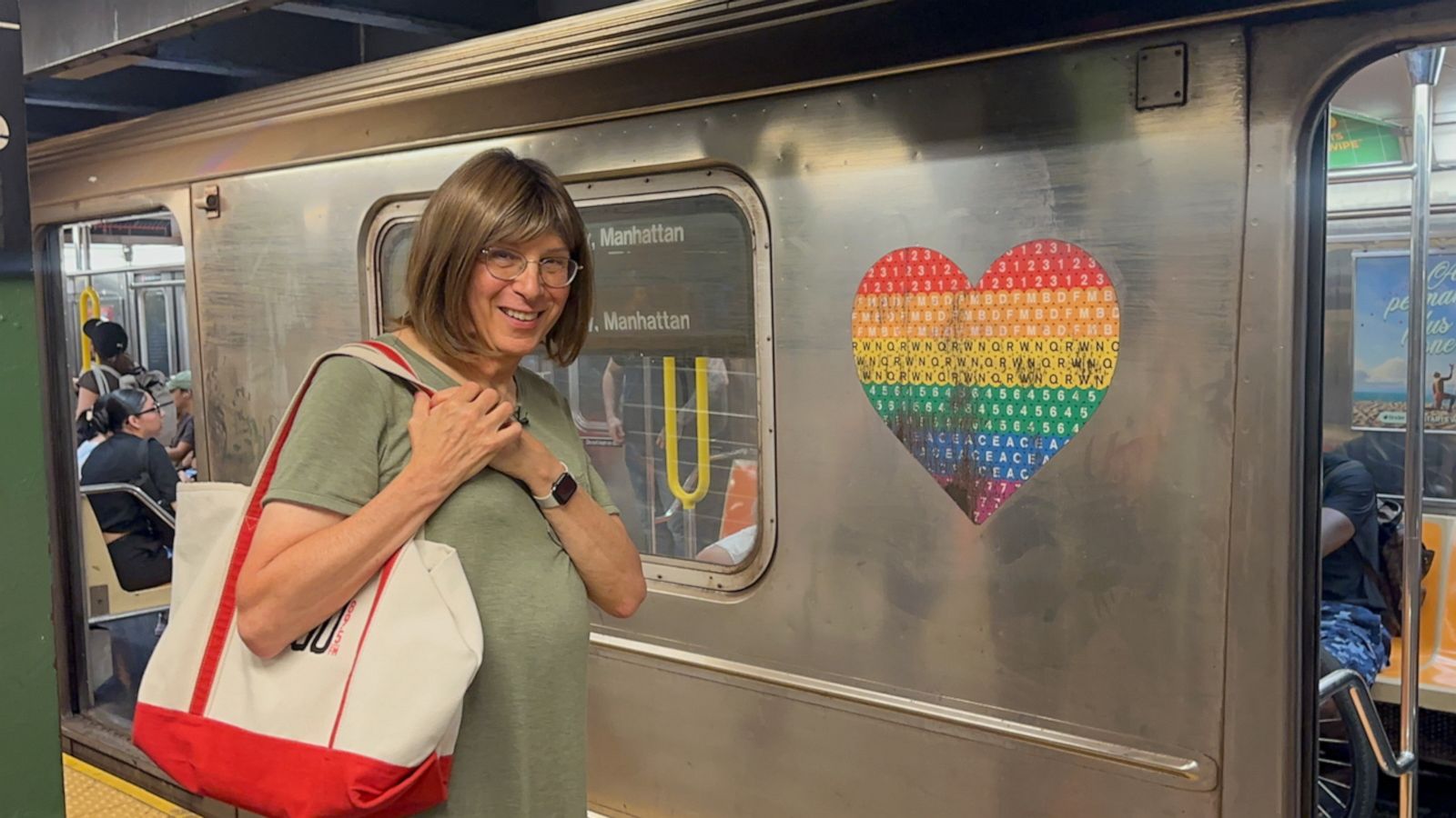 VIDEO: Voice behind New York City subway on coming out as trans