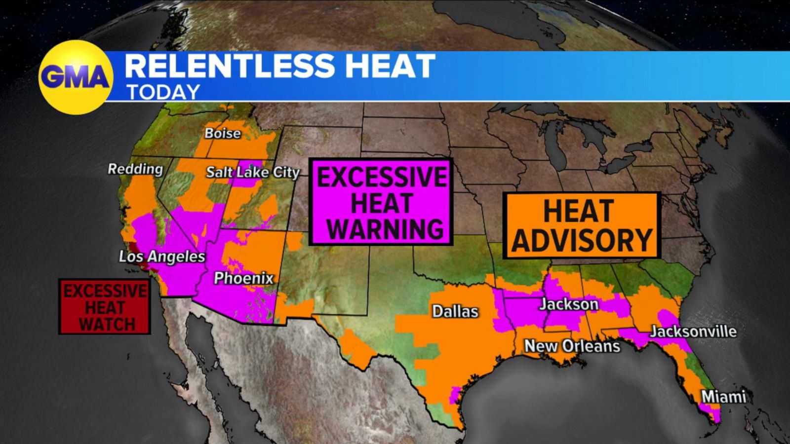 VIDEO: Unrelenting heat tightens its grip