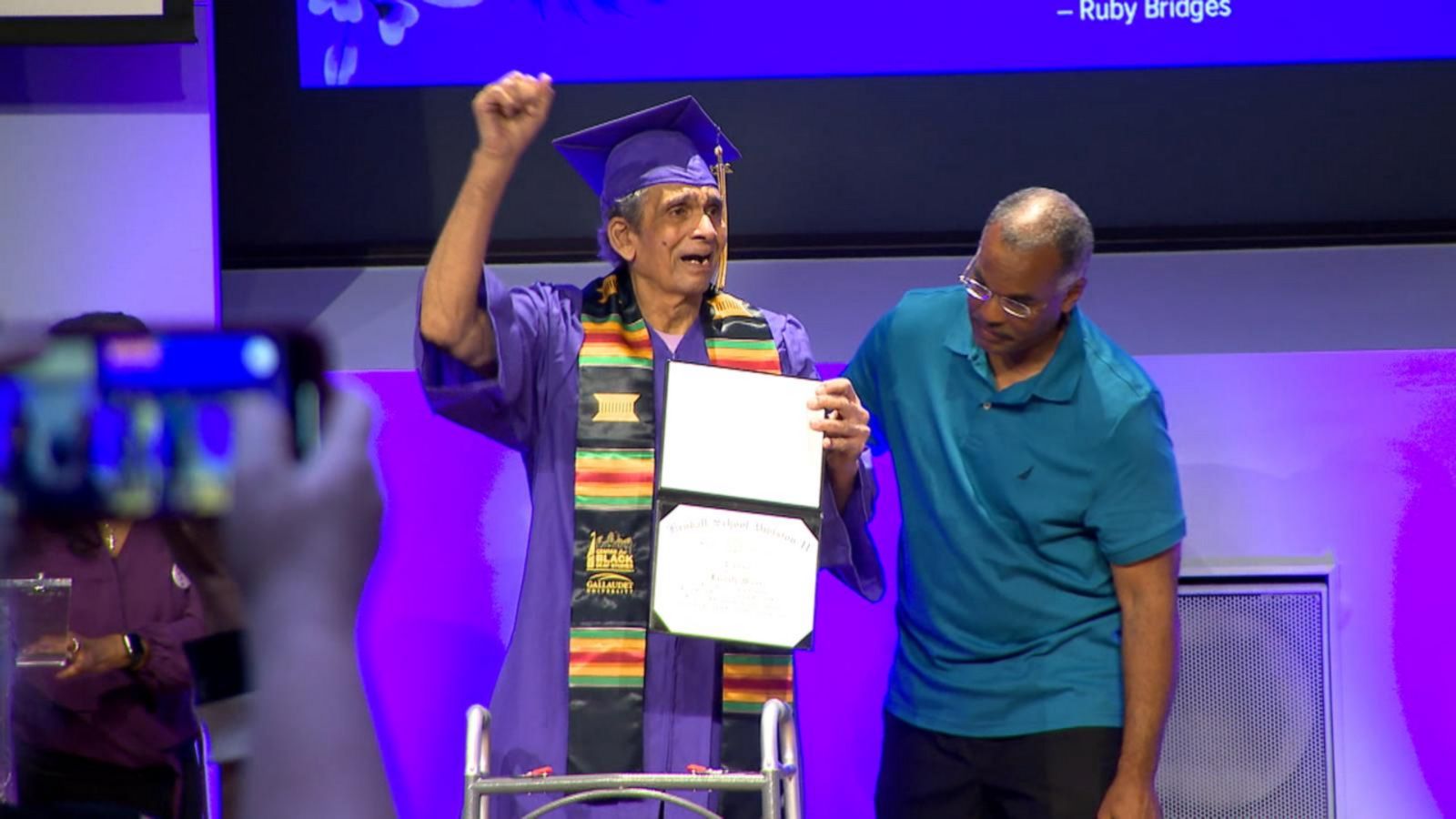 VIDEO: Gallaudet University holds graduation for 23 Black deaf students 70 years later