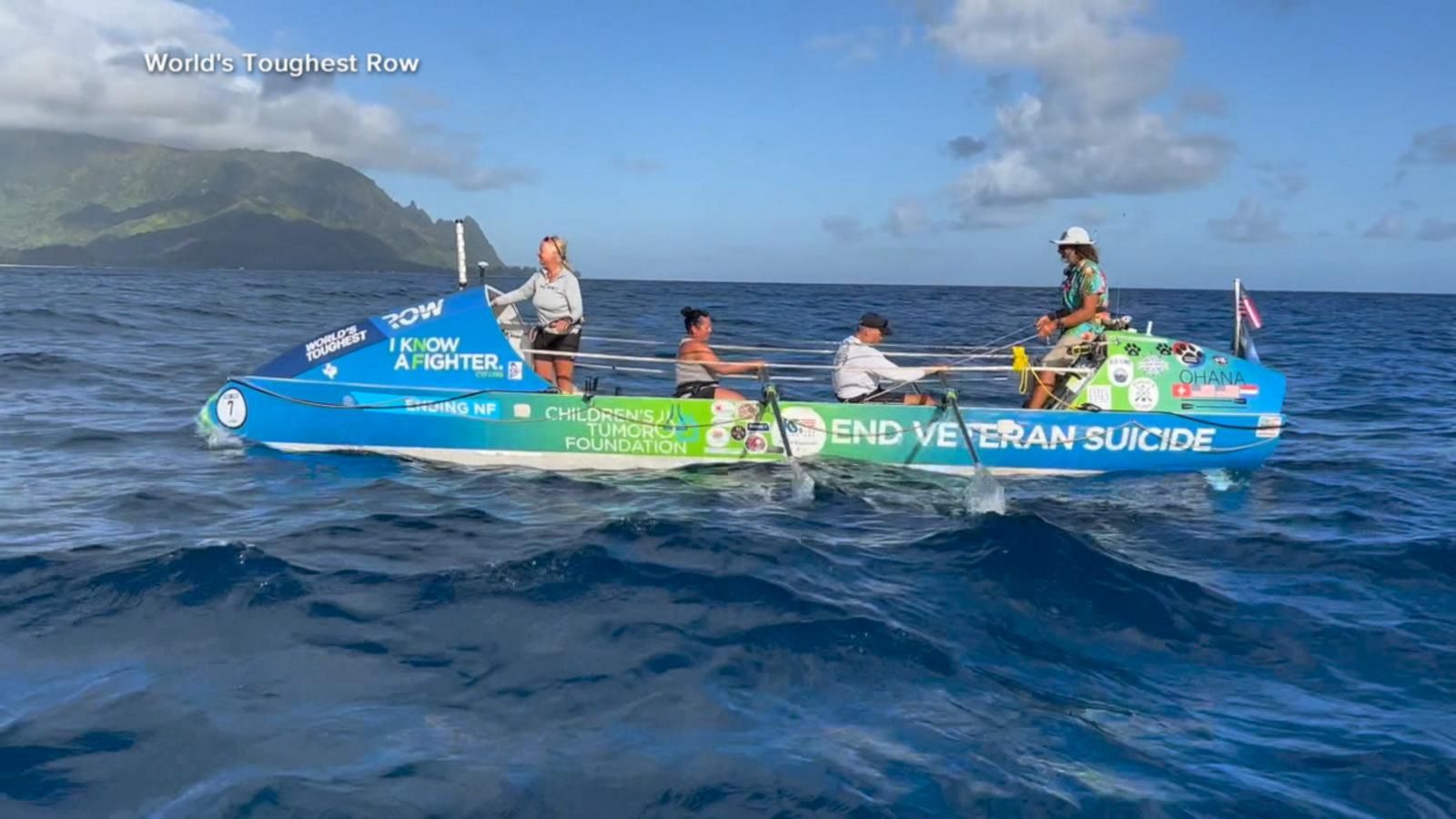 Team Ohana set off on Pacific Challenge - Good Morning America