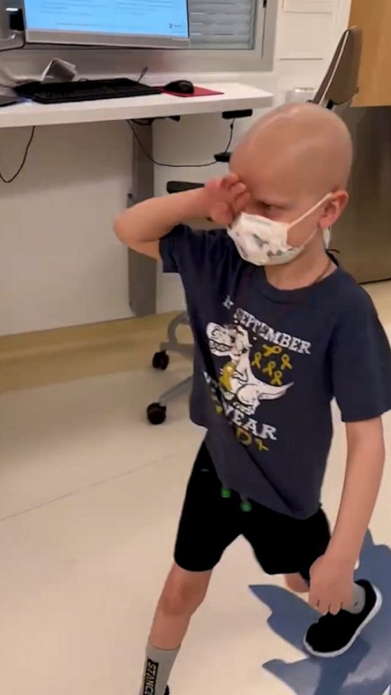 Stanley Cup visits kids cancer center