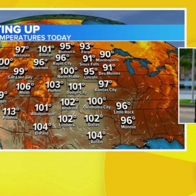 VIDEO: Where extreme temperatures are moving to next