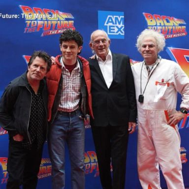 VIDEO: Michael J. Fox and Christopher Lloyd attend first look of 'Back to the Future: The Musical'