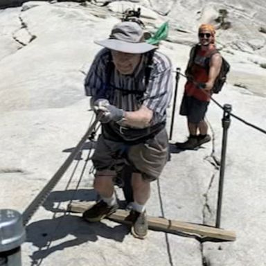 VIDEO: 93-year-old climbs Yosemite mountain with son and granddaughter 