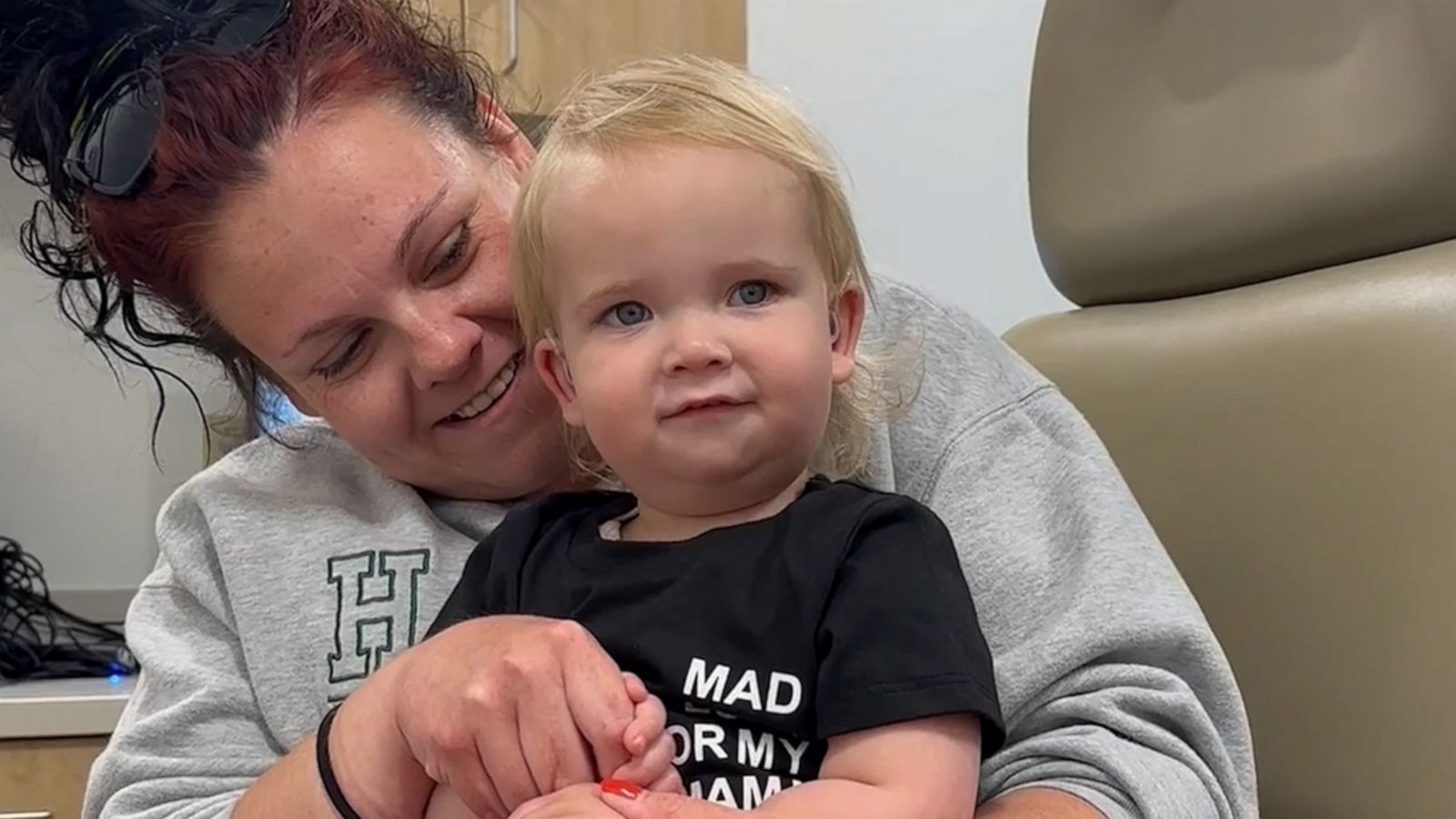 VIDEO: Toddler hears for the first time