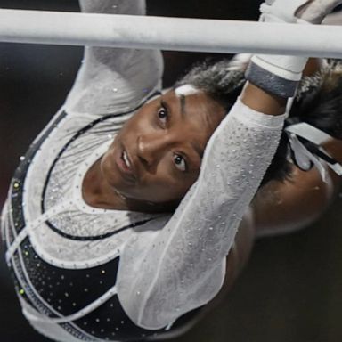 VIDEO: Simone Biles returns with a win