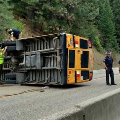 VIDEO: Bus crash in Idaho leaves 7 critically injured