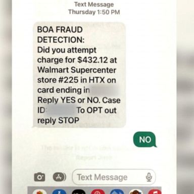 VIDEO: Beware of text messages claiming to be from your bank