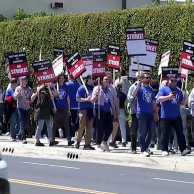 VIDEO: Hollywood writers mark 100 days of strike