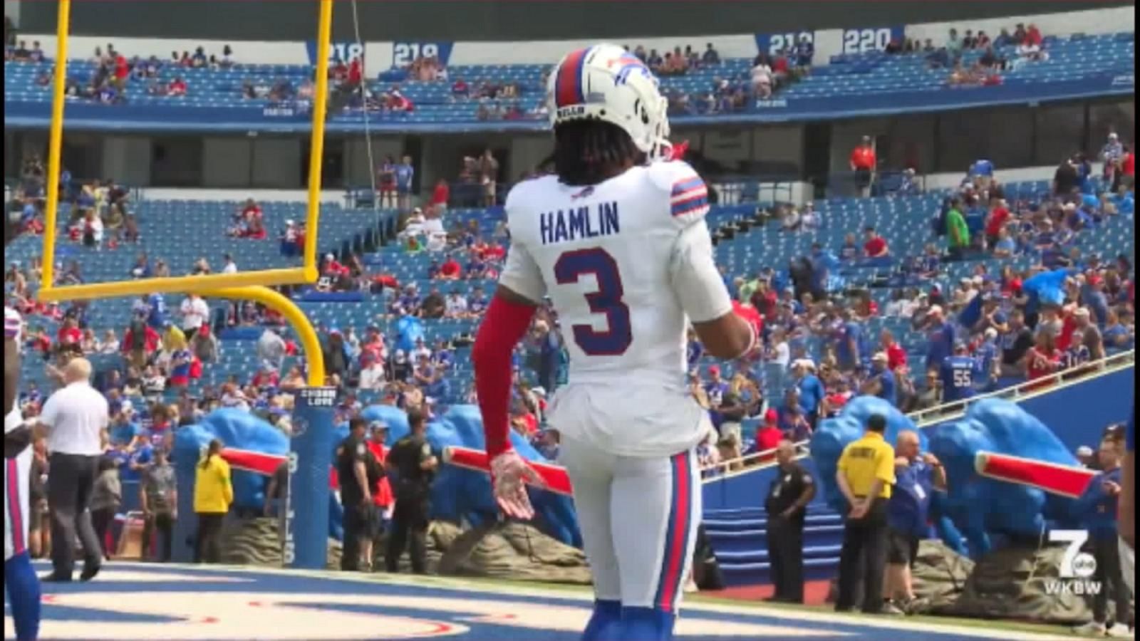 Buffalo Bills preseason game with Damar Hamlin