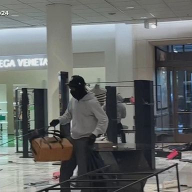 VIDEO: Flash mob steals nearly $100,000 worth of items in California mall