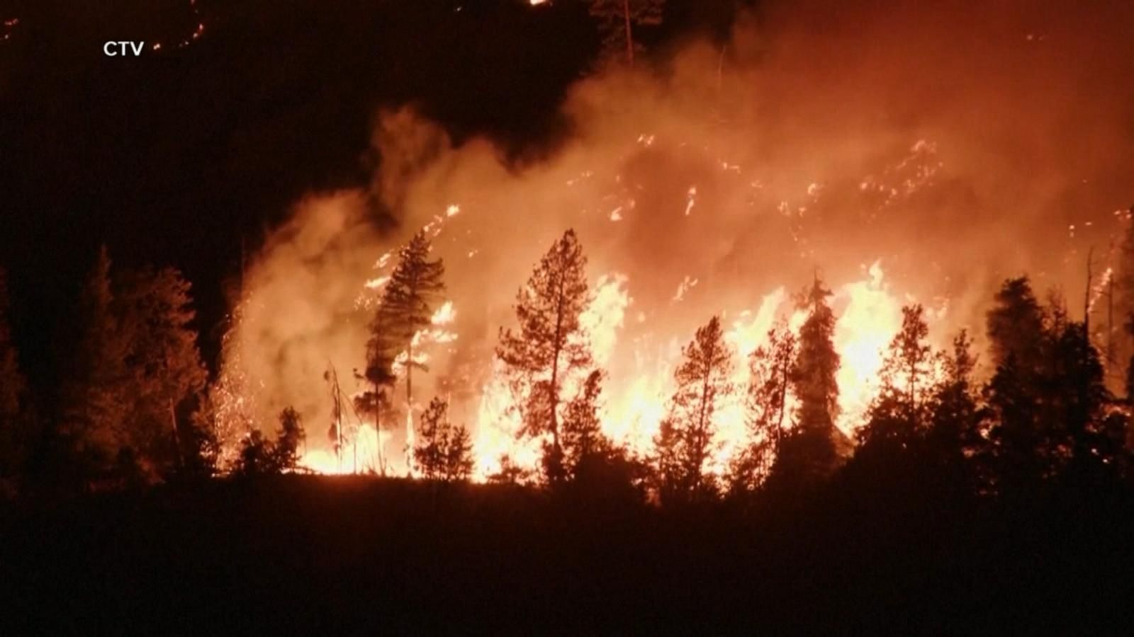 VIDEO: Washington wildfires burn homes and force thousands to flee