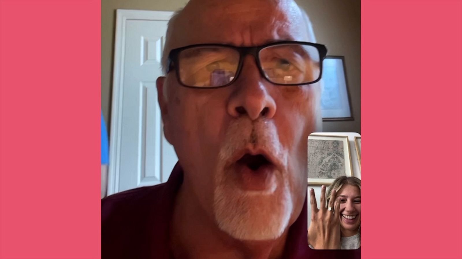 VIDEO: Grandpa has best reaction to granddaughter’s engagement news