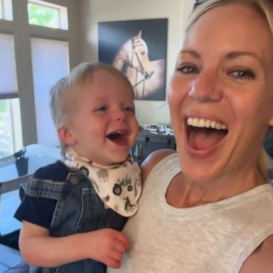 VIDEO: This baby can't stop laughing at his mom's fake sneezes