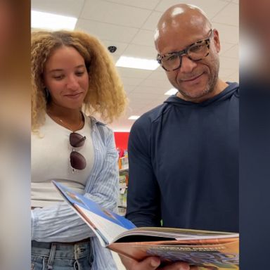 VIDEO: Author surprises dad with her 1st published book on store shelves