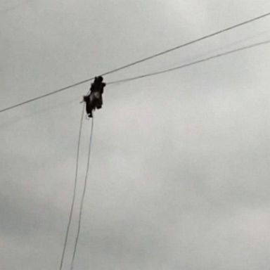 VIDEO: Children and adults rescued from dangling cable car after 16 hours