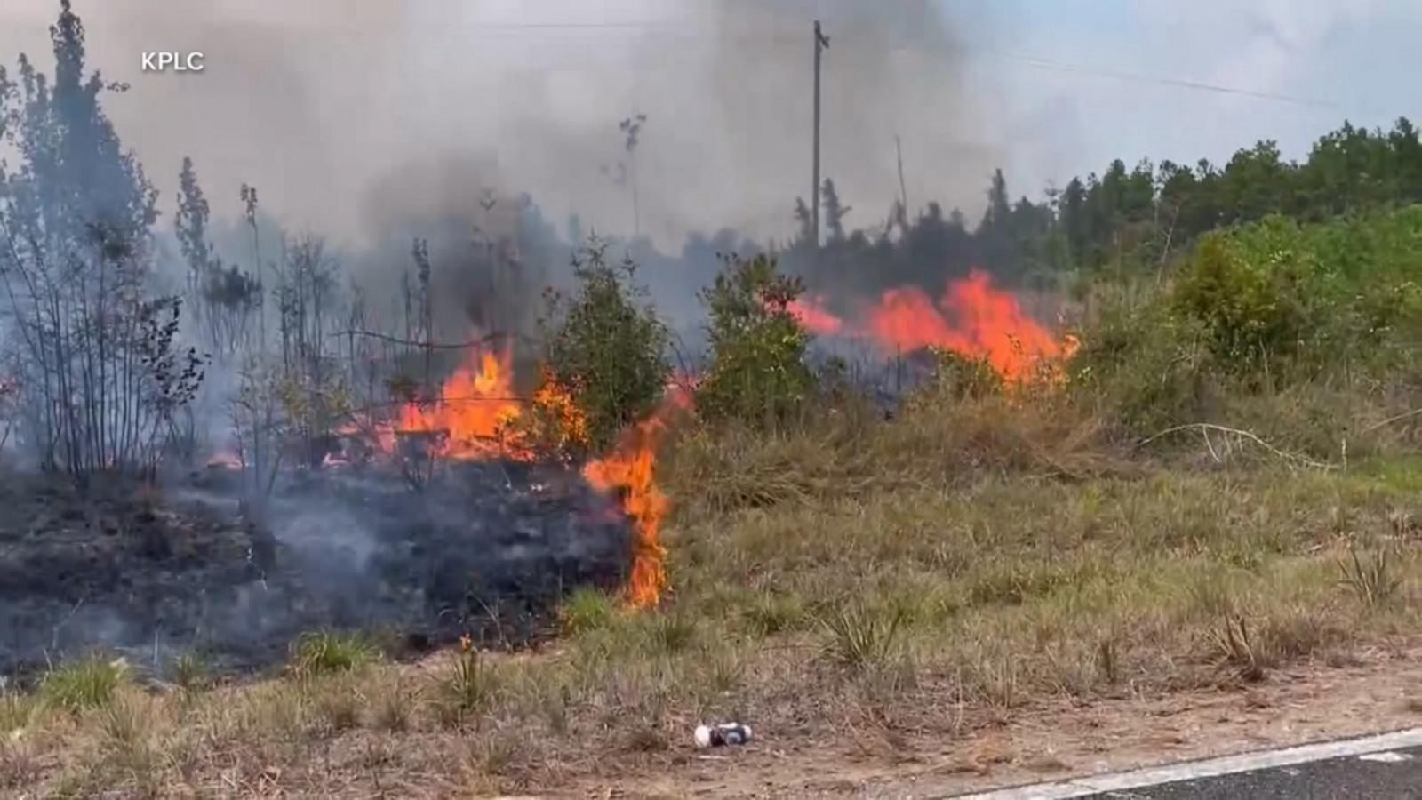 VIDEO: Mandatory evacuations as dangerous wildfires spread across Louisiana