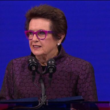 VIDEO: Billie Jean King honored at US Open