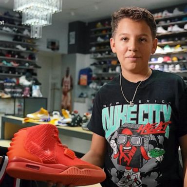 VIDEO: 15-year-old finds success with sneaker store business