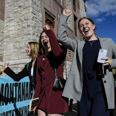 VIDEO: Montana youth win climate lawsuit against state for promoting fossil fuels