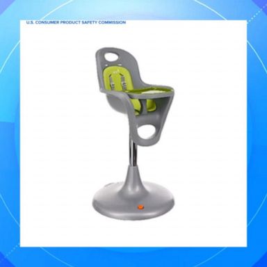 VIDEO: 85,000 high chairs recalled due to hazardous falls