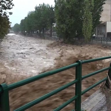 VIDEO: Extreme flooding in Greece, neighboring countries after summer of wildfires