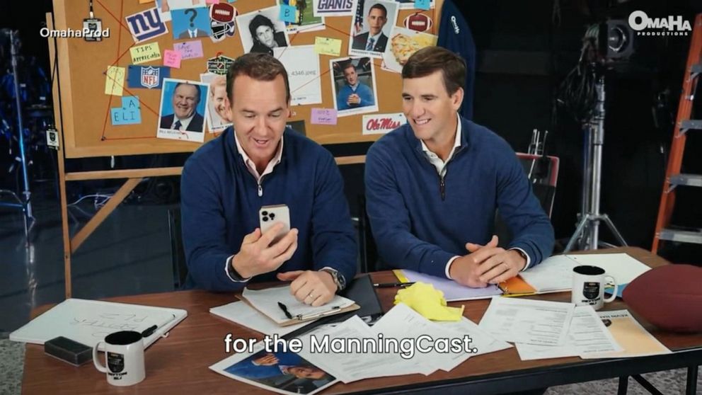 The Manning Brothers: Watching football with Peyton & Eli - Interact Studio