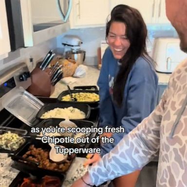 VIDEO: Mom’s clever Chipotle catering hack is her way of meal prepping 