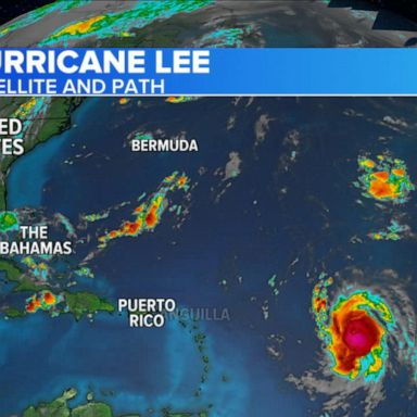 VIDEO: Hurricane Lee forms in Atlantic