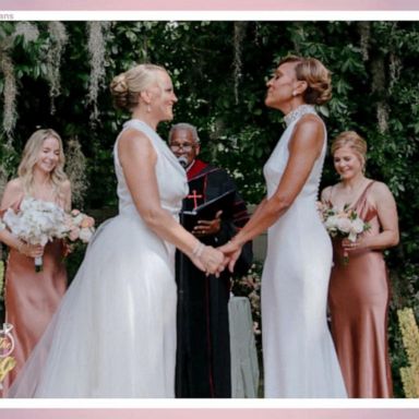 VIDEO: Robin Roberts and Amber Laign tie the knot