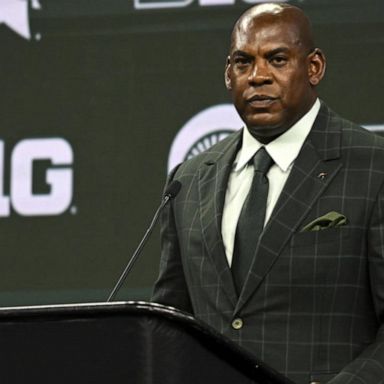 VIDEO: Michigan State football coach suspended amid sexual harassment allegations