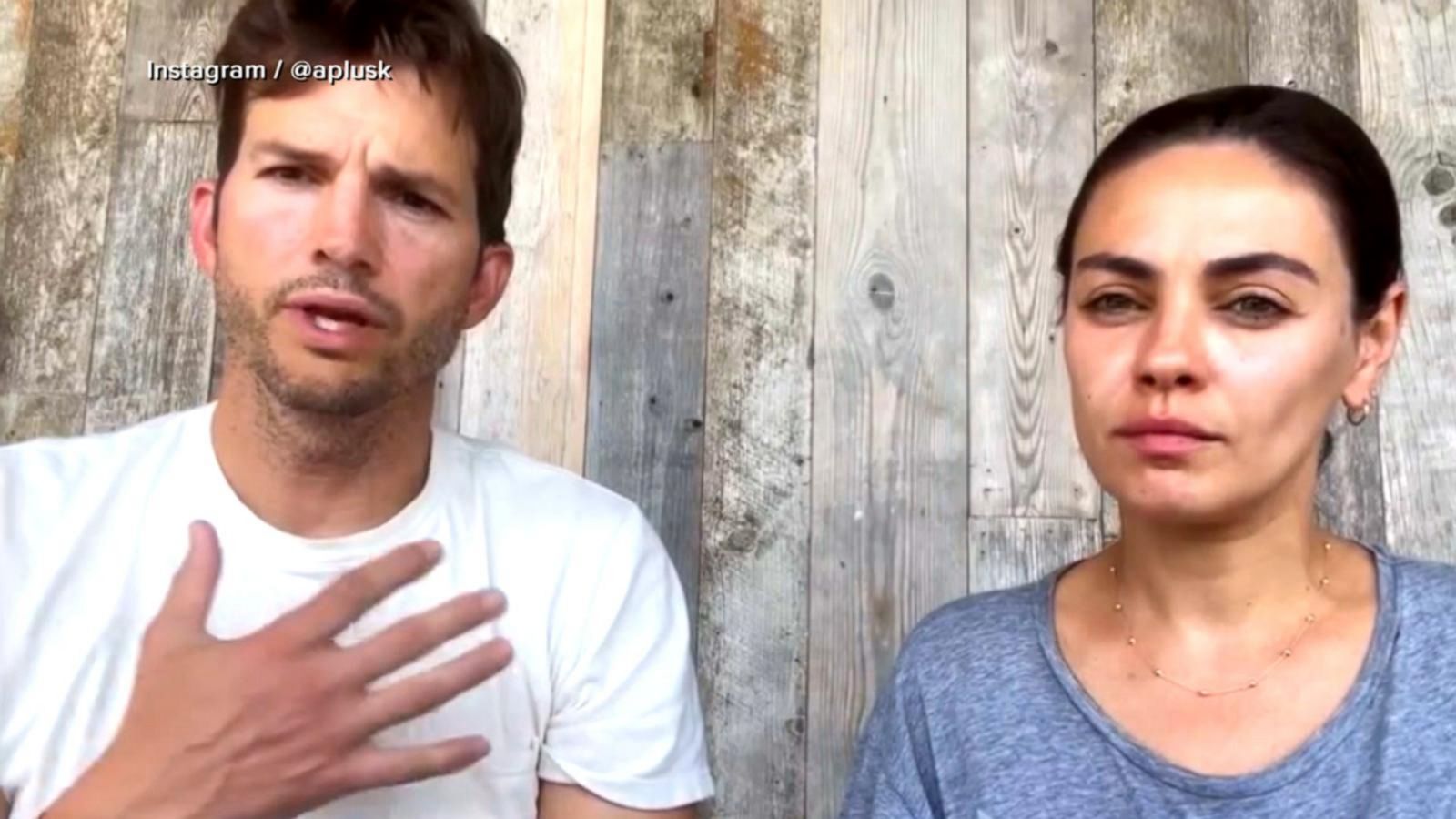 Ashton Kutcher, Mila Kunis apologize for writing letter on behalf of ...