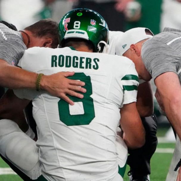 Jets QB Aaron Rodgers to miss rest of season with torn Achilles