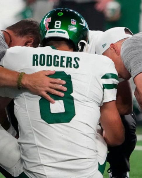 Aaron Rodgers' torn Achilles means the Jets QB will miss rest of the season