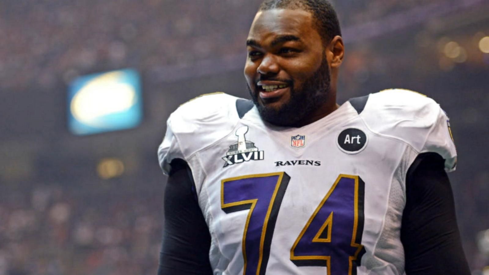 Big Number 74, First Round draft pick Michael Oher fills ou…