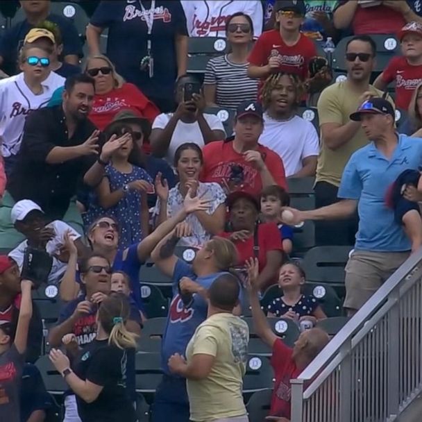 Phillies fans' great catches with babies 