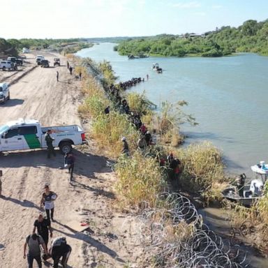 VIDEO: Migrant crossings surge at US southern border