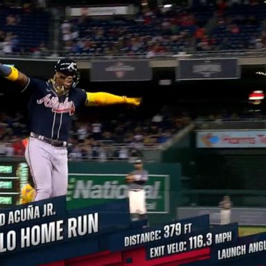 VIDEO: The Braves' Ronald Acuna Junior joins the 40-40 club