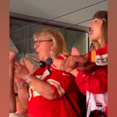 VIDEO: Taylor Swift attends Chiefs game with Travis Kelce's mom 