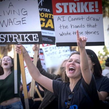 VIDEO: Hollywood writers reach 'tentative' deal with studios to end strike