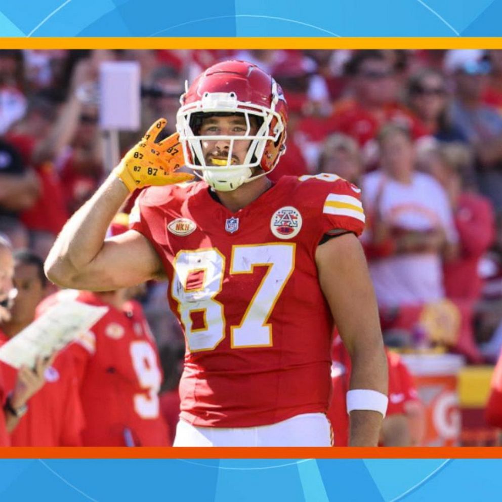 Video Taylor Swift-Travis Kelce romance rumors boost sales for KC Chiefs -  ABC News