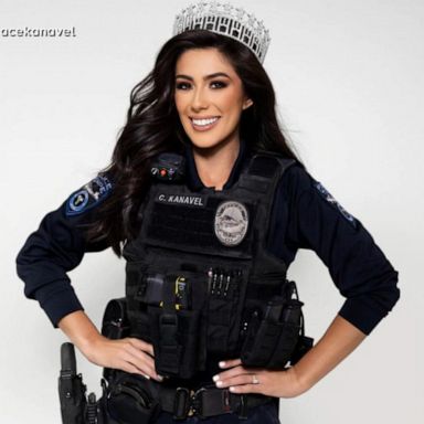 VIDEO: Woman is 1st law enforcement officer to compete in Miss USA pageant