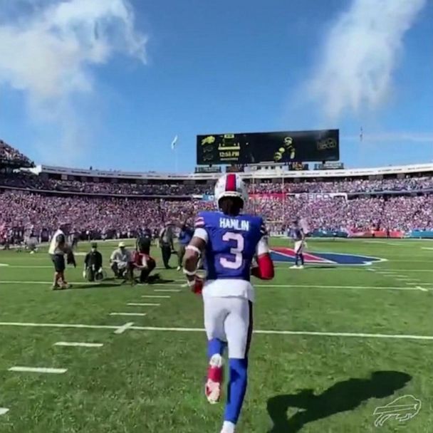 Buffalo Bills safety Damar Hamlin was cherishing every moment in