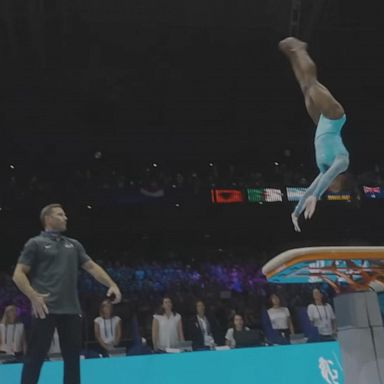 VIDEO: Simone Biles nails ‘Biles 2’ at World Gymnastics Championships