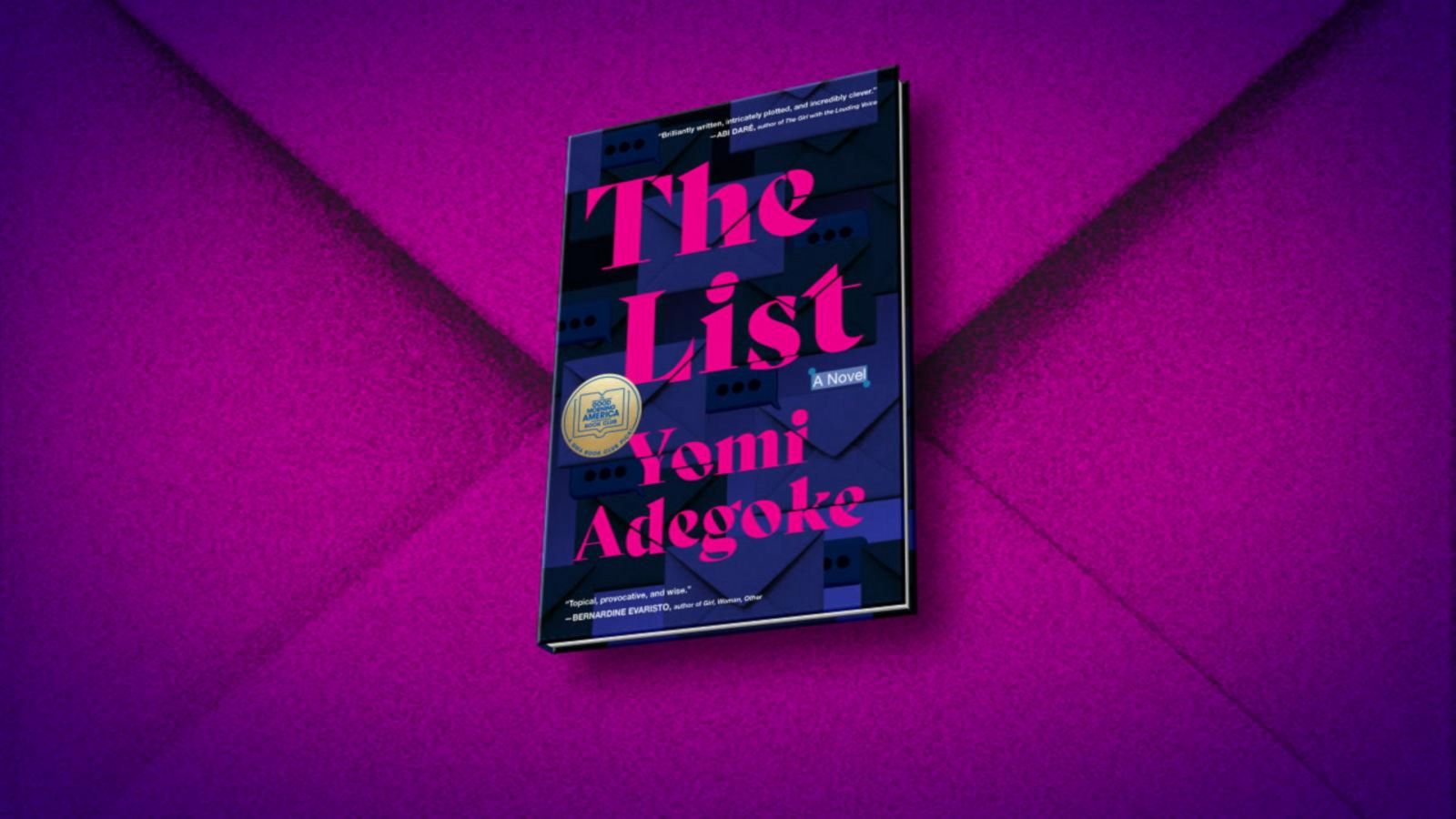 'The List' by Yomi Adegoke is the ‘GMA’ Book Club pick for October