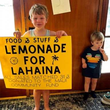 VIDEO: Little boy’s lemonade stand helps raise over $20,000 for Lahaina fire victims 